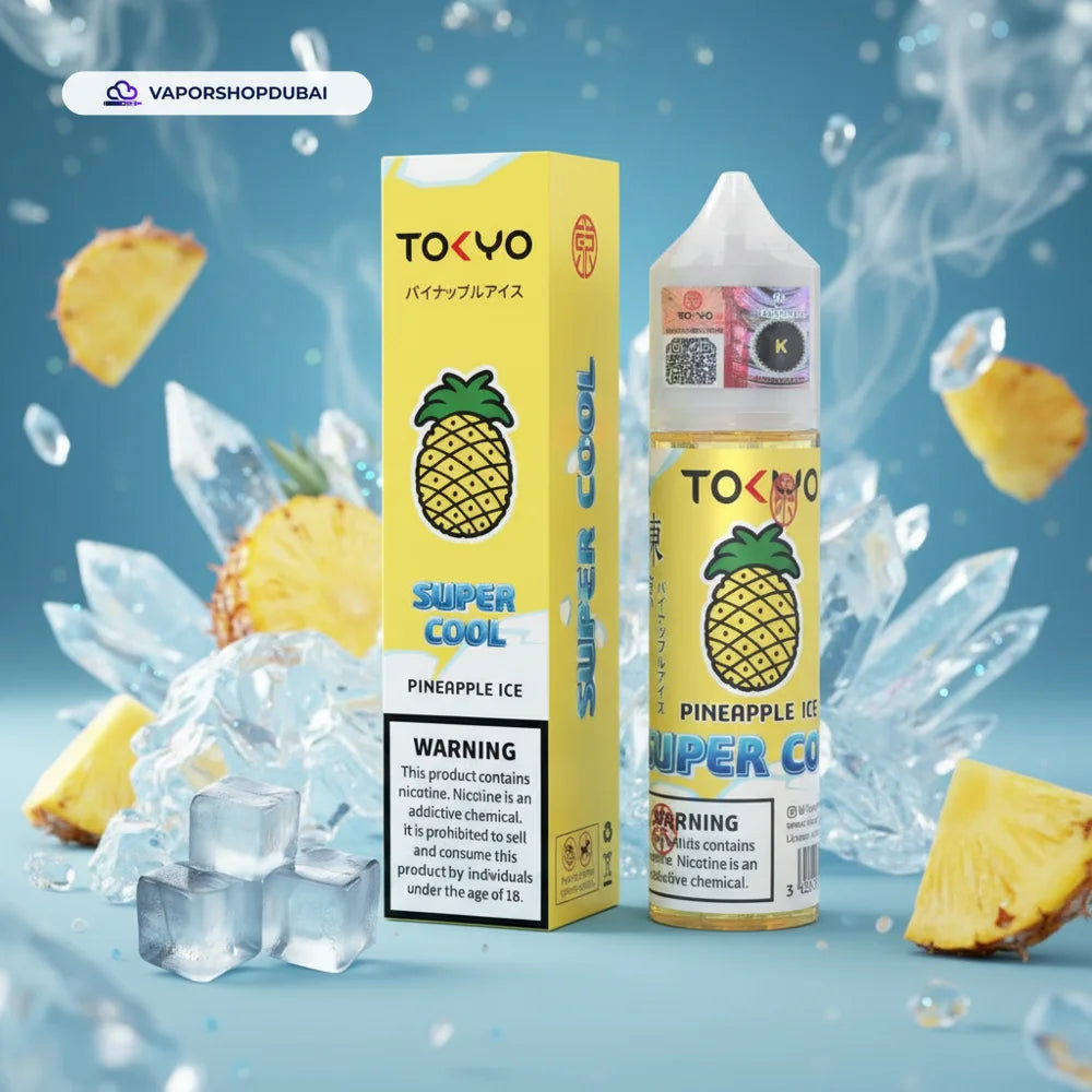 Tokyo Super Cool 60ml pineapple-ice UAE | Emirates Vapor