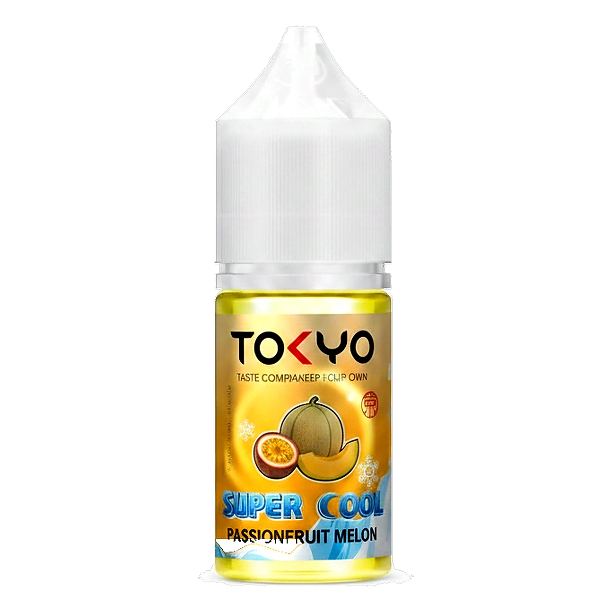 Tokyo Super Cool Saltnic 20mg 30ml E-liquid in the UAE passionfruit-melon UAE