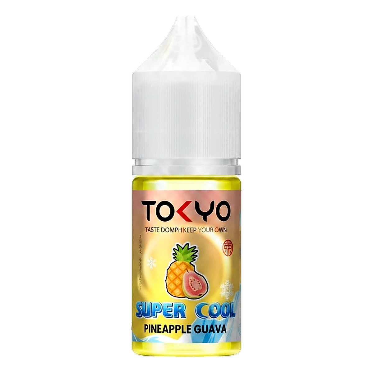 Tokyo Super Cool Saltnic 20mg 30ml E-liquid in the UAE pineapple-guava UAE