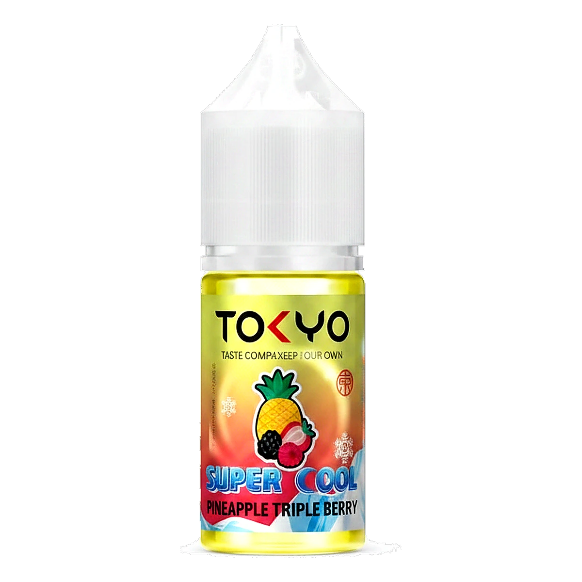 Tokyo Super Cool Saltnic 20mg 30ml E-liquid in the UAE pineapple-triple-berry UAE