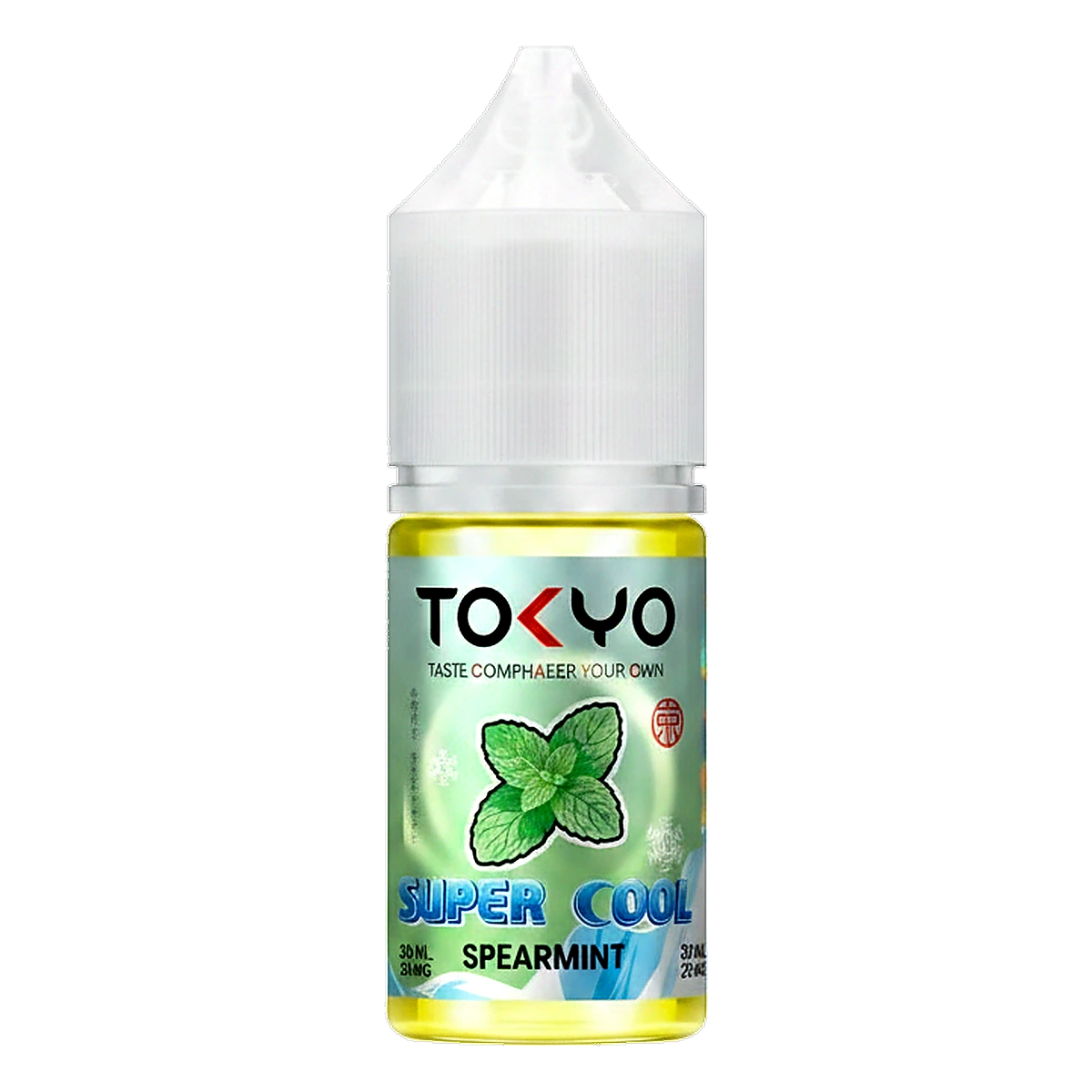 Tokyo Super Cool Saltnic 20mg 30ml E-liquid in the UAE spearmint UAE