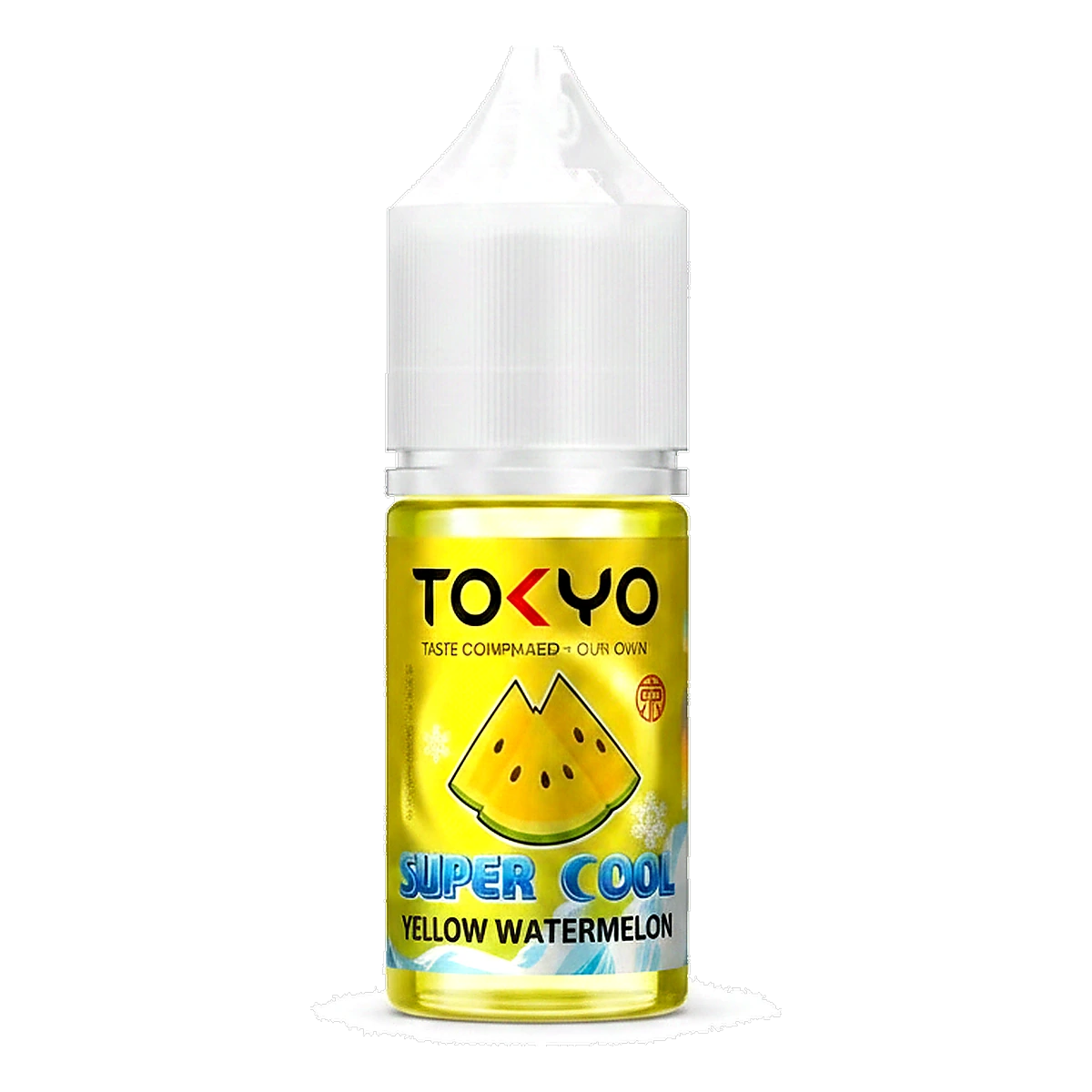 Tokyo Super Cool Saltnic 20mg 30ml E-liquid in the UAE yellow-watermelon UAE