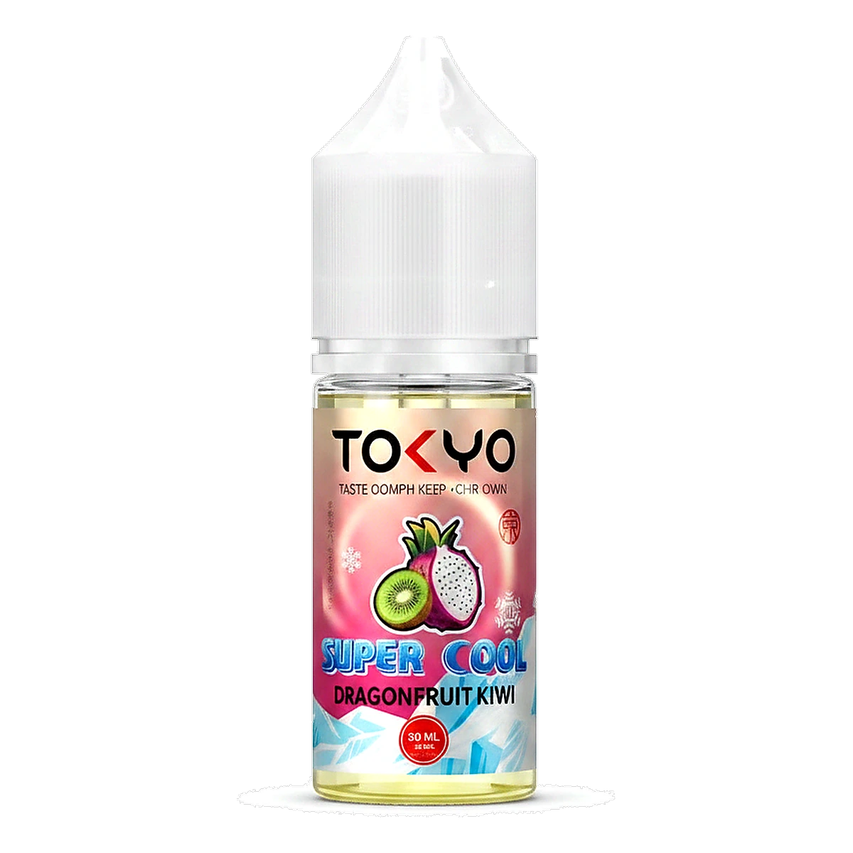 Tokyo Super Cool Saltnic 20mg 30ml E-liquid in the UAE dragonfruit-kiwi UAE