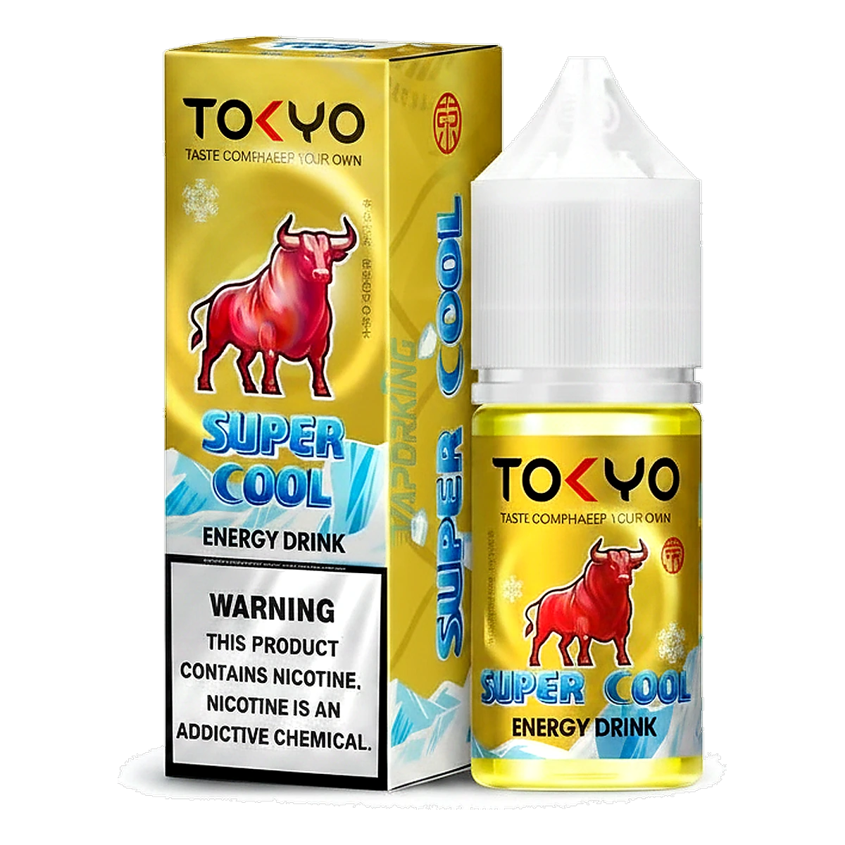 Tokyo Super Cool Saltnic 20mg 30ml E-liquid in the UAE energy-drink UAE