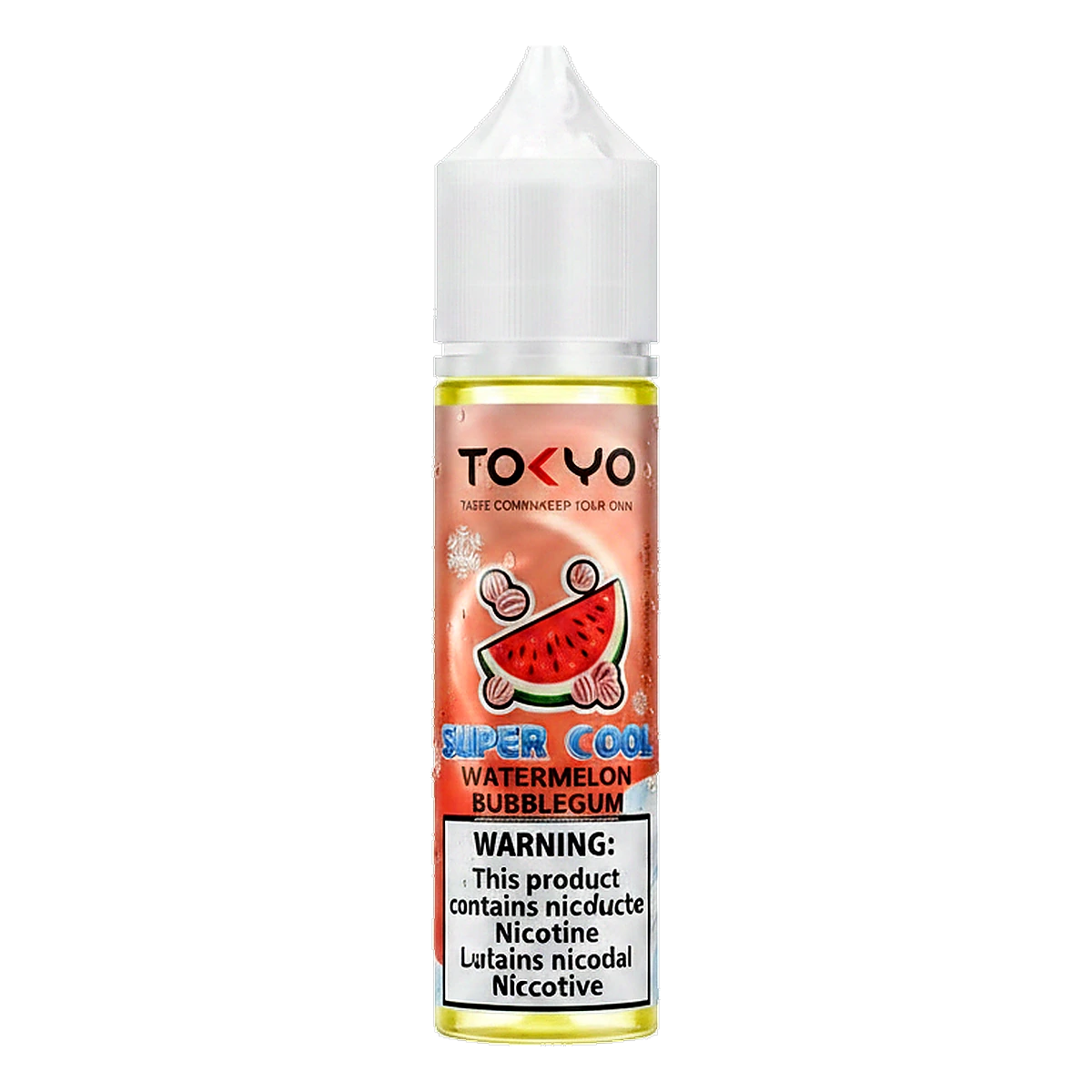 Tokyo Super Cool Series 12mg 60ml E-liquid in the UAE watermelon-bubblegum UAE