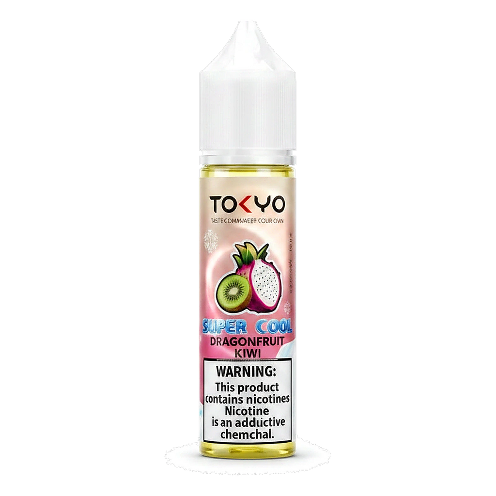 Tokyo Super Cool Series 12mg 60ml E-liquid in the UAE dragonfruit-kiwi UAE