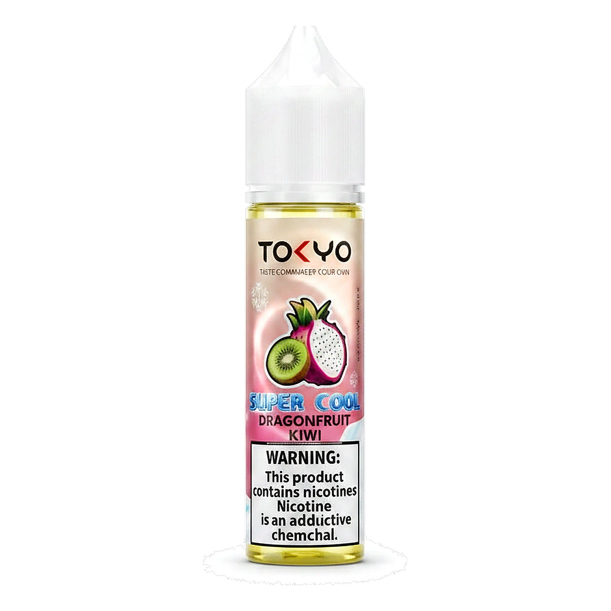 Tokyo Super Cool Series 12mg 60ml E-liquid in the UAE dragonfruit-kiwi UAE
