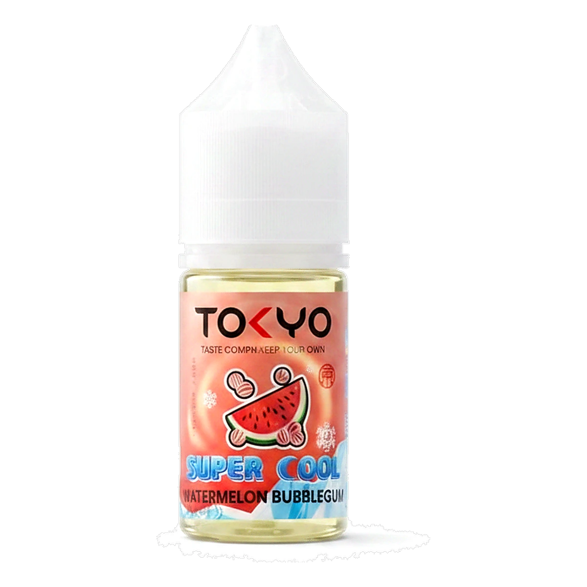 Tokyo super cool series 50MG 30ML Saltnic vape juice In UAE watermelon-bubblegum UAE