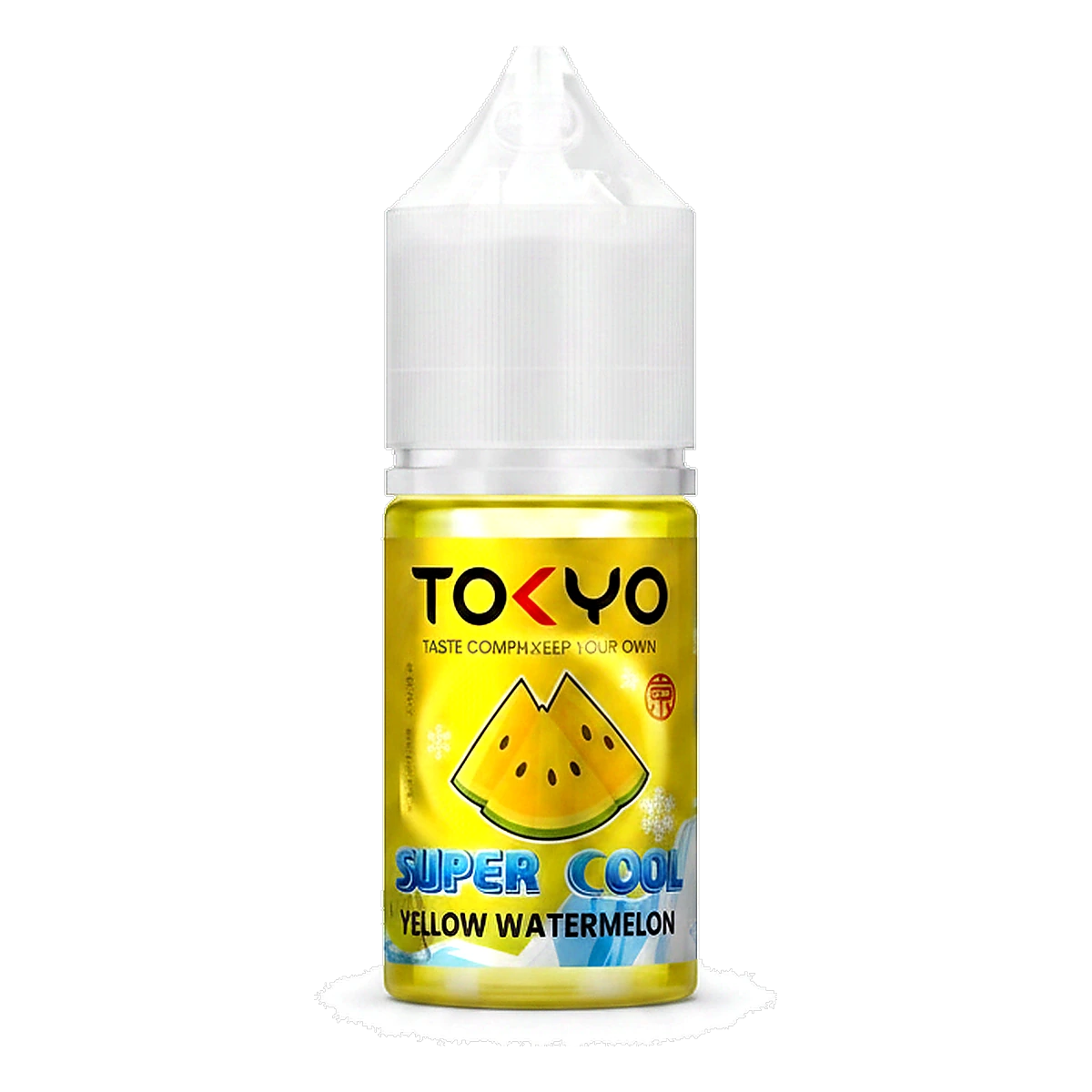 Tokyo super cool series 50MG 30ML Saltnic vape juice In UAE yellow-watermelon UAE