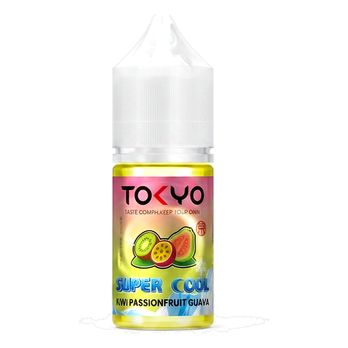 Tokyo super cool series 50MG 30ML Saltnic vape juice In UAE kiwi-passionfruit-guava UAE
