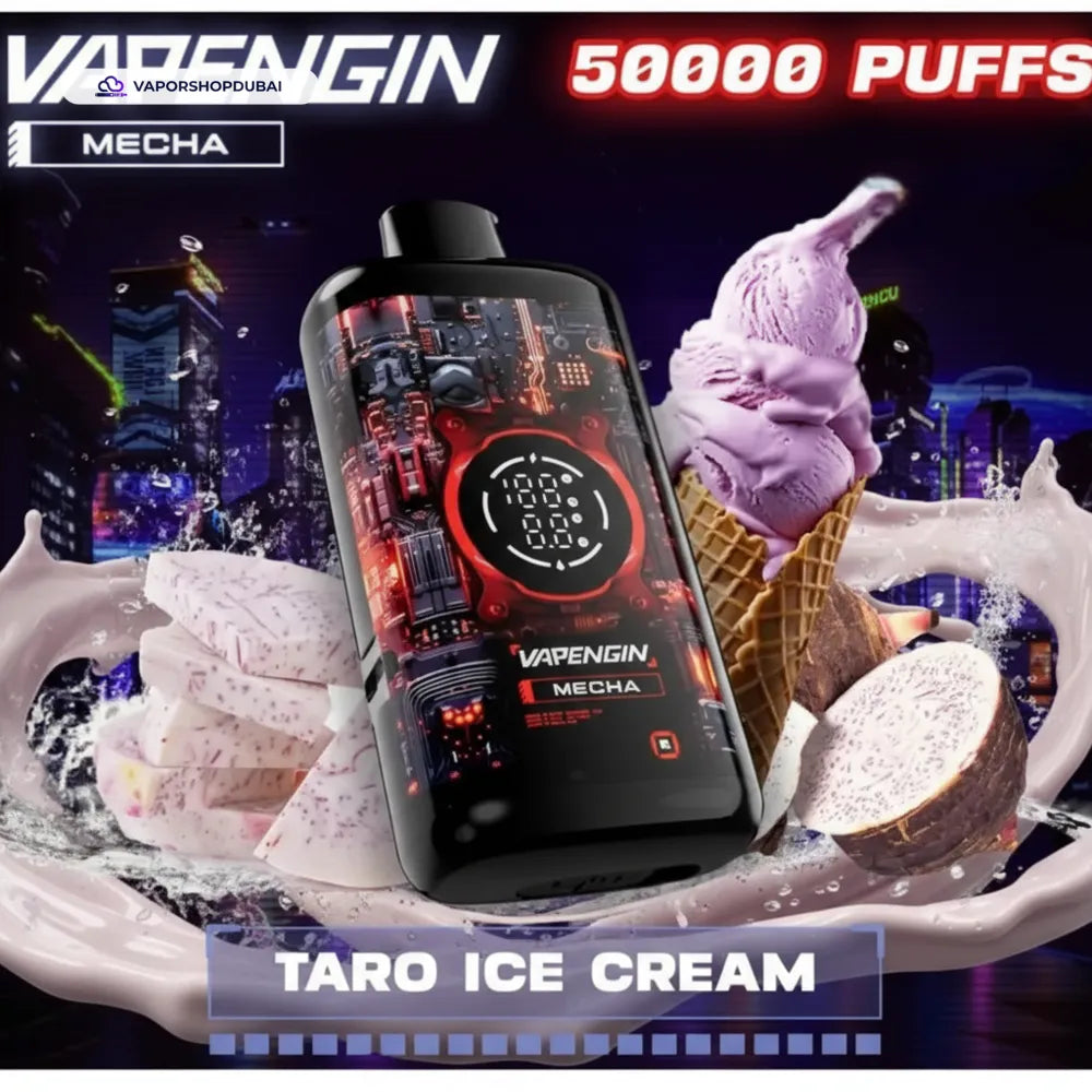 VAPENGIN Meacha 50000 Puffs Disposable Vape kit taro-ice-cream UAE | Emirates Vapor