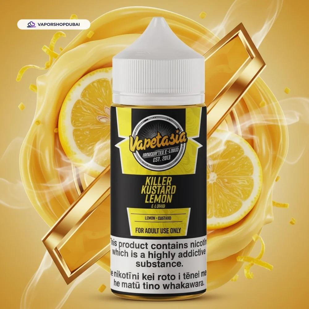 Vapetasia 100ml E-Liquid killer-kustard-lemon UAE | Emirates Vapor