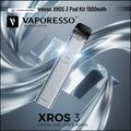 Vaporesso XROS 3 Pod Kit 1000mAh mint-green UAE | Emirates Vapor