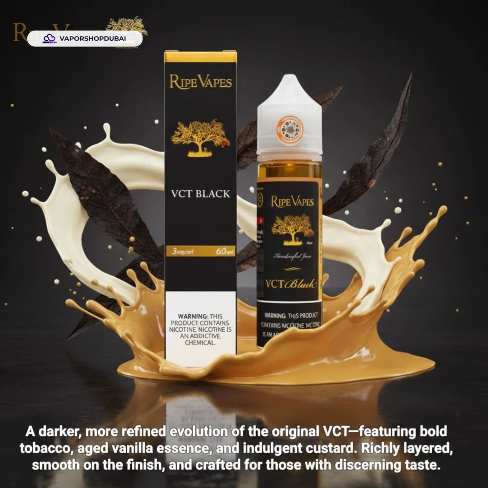 VCT Ripe Vapes 12mg and 18mg 60ml E-Juice vct-black UAE | Emirates Vapor