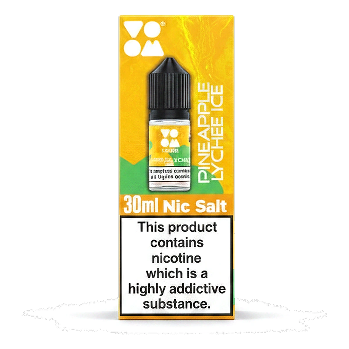 Voom Salt Nicotine 30mg 30ml in the UAE pineapple-lychee-ice UAE