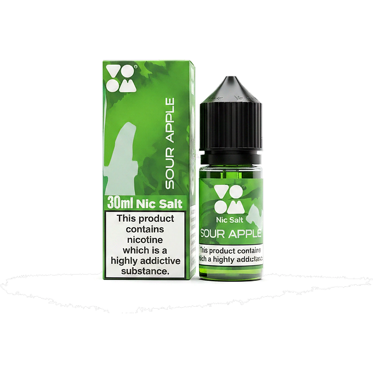 Voom Salt Nicotine 30mg 30ml in the UAE sour-apple UAE