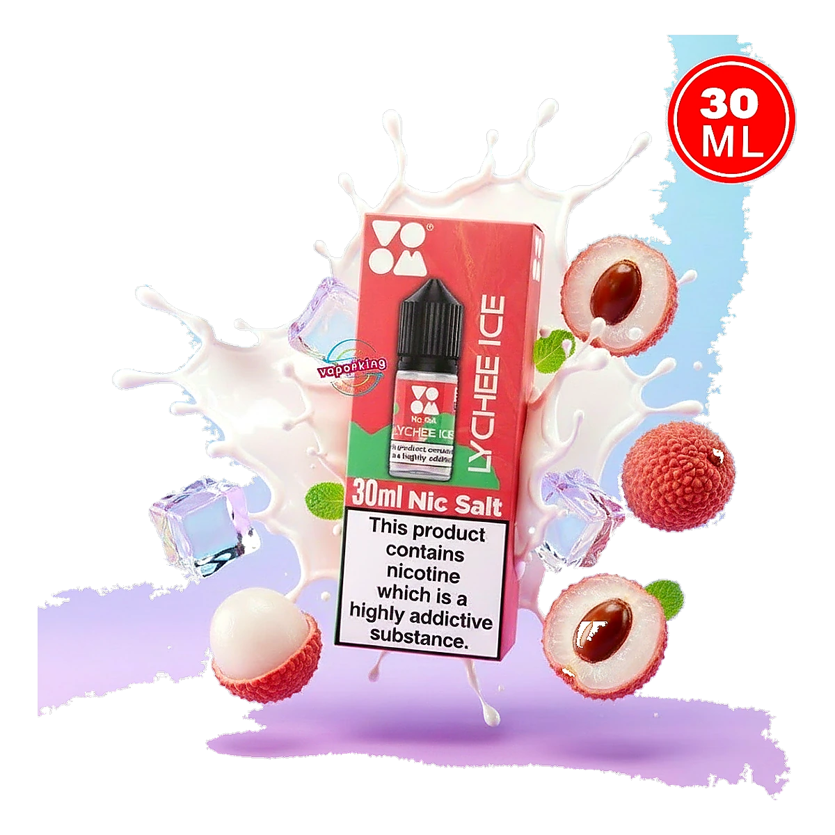 Voom Salt Nicotine 30mg 30ml in the UAE lychee-ice UAE