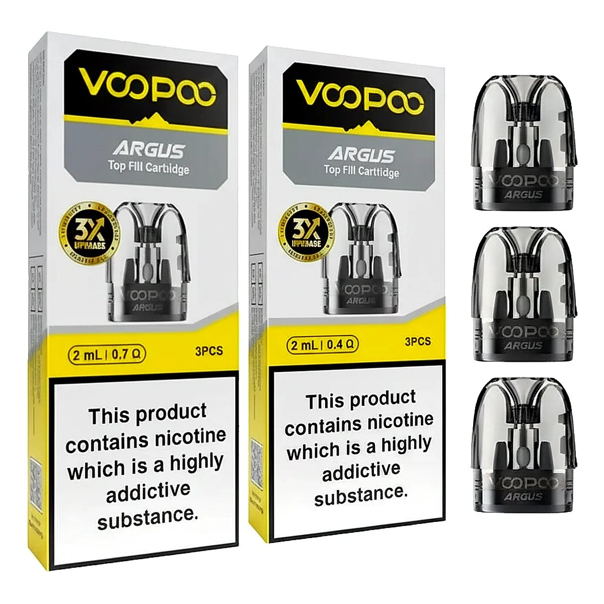 VOOPOO Argus Top Fiil Pod Cartridge 2ml/3ml In UAE