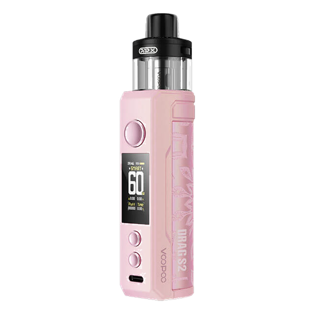 VooPoo Drag S2 Pod Vape Kit Glow-pink