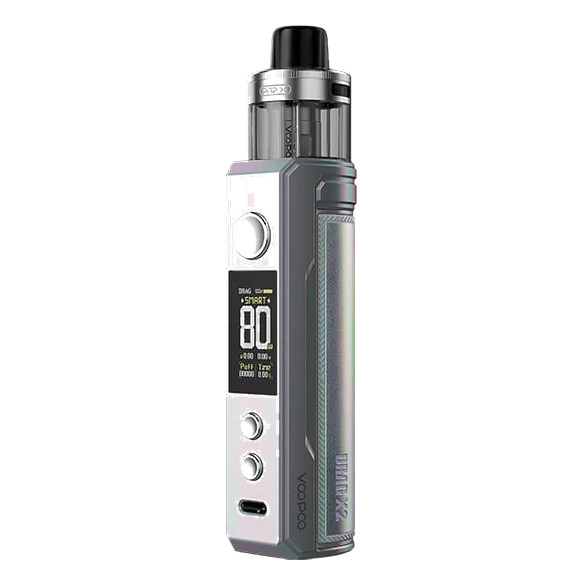 VooPoo Drag X2 Pod Vape Kit Colourful Silver