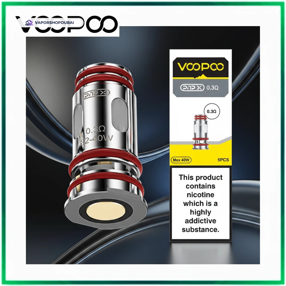 Voopoo PNP X Replacement Coil 5pcs In Pack pnp-x-0-3-32-40w-rdl-mtl UAE | Emirates Vapor