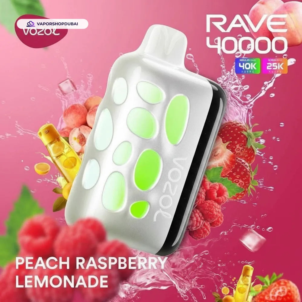 VOZOL RAVE 40000 Puffs Disposable Vape In UAE