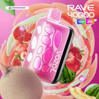 VOZOL RAVE 40000 Puffs Disposable Vape strawmelon-peach UAE | Emirates Vapor