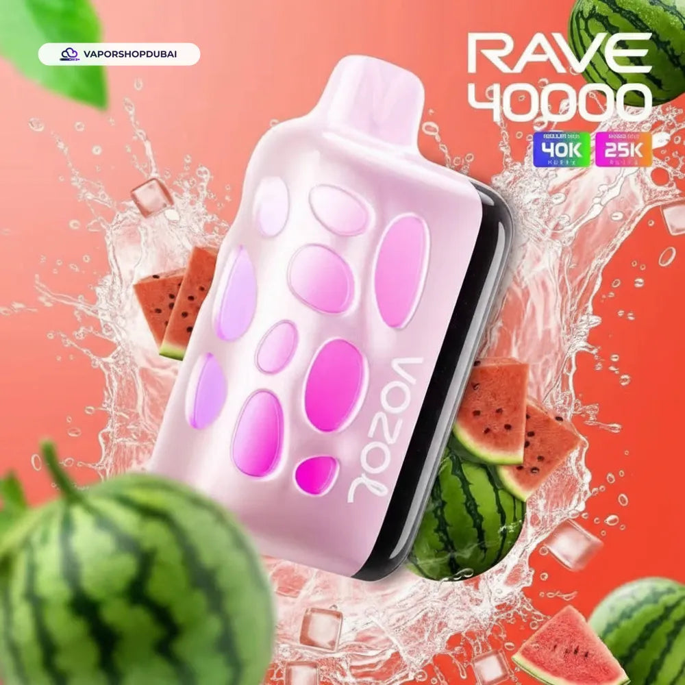 VOZOL Rave 40000 Watermelon Ice UAE | Emirates Vapor