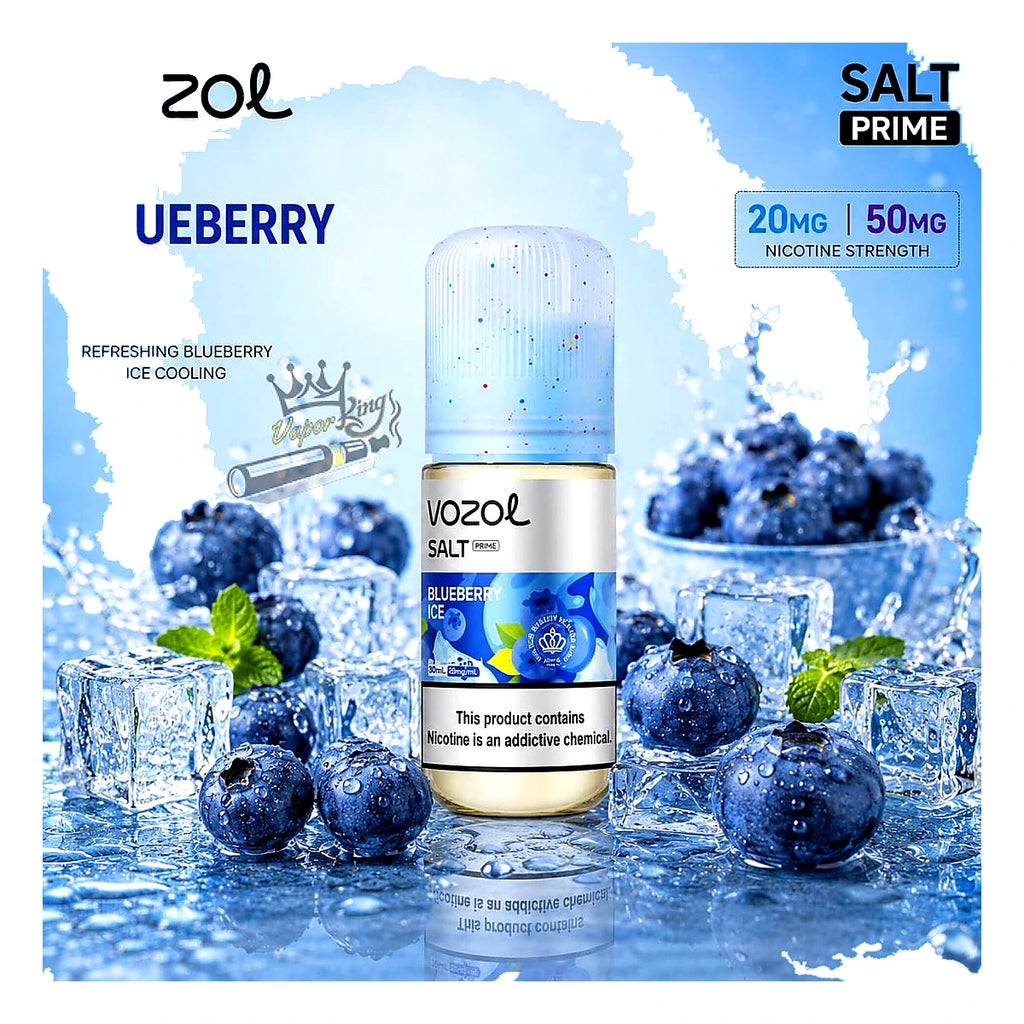 Vozol Salt Prime 30ml Salt Nic Vape Juice in Dubai UAE blueberry-ice UAE