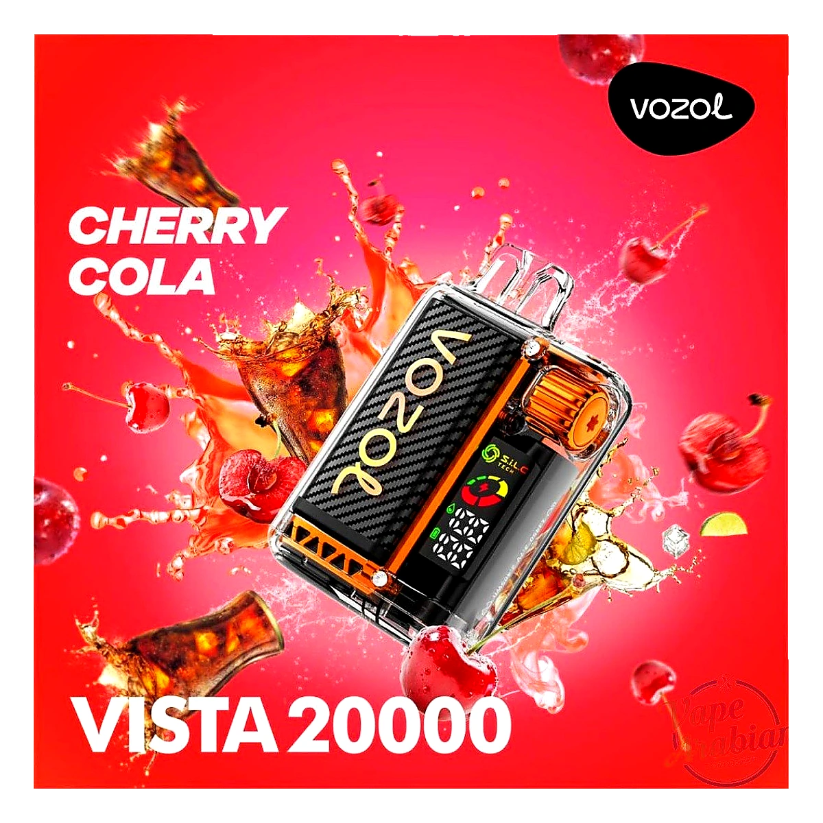 VOZOL Vista 20000 Puffs Disposable Vape 50mg In UAE cherry-cola UAE