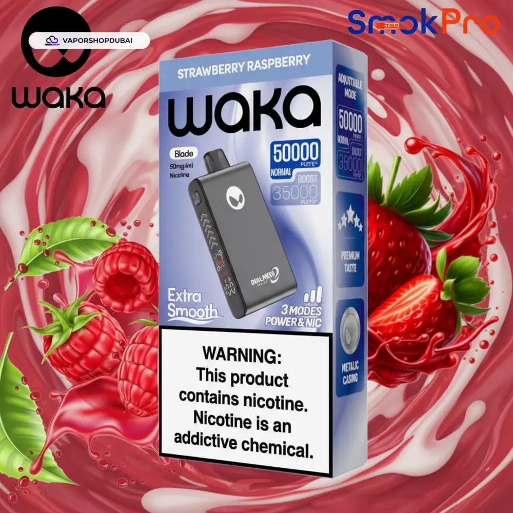 WAKA Blade 50000 Puffs Dubai — Tri-Mesh, Blade & Stealth Mode | AED 55