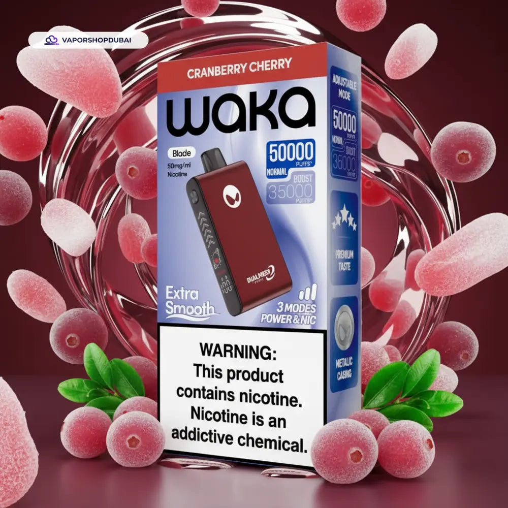 WAKA Blade 50000 Puffs Dubai — Tri-Mesh, Blade & Stealth Mode | AED 55