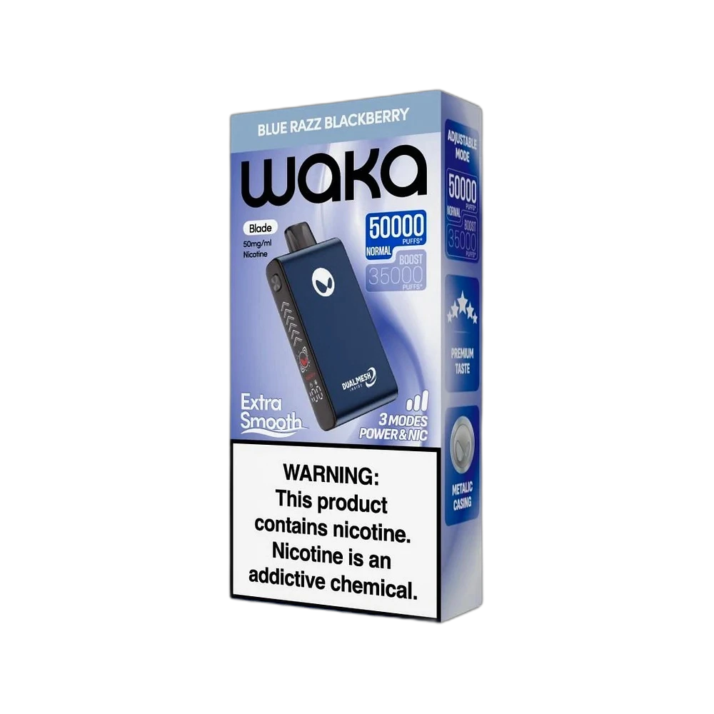 WAKA Blade 50000 Puffs Tri-Mesh Blade & Stealth Mode flavors UAE | Emirates Vapor Dubai
