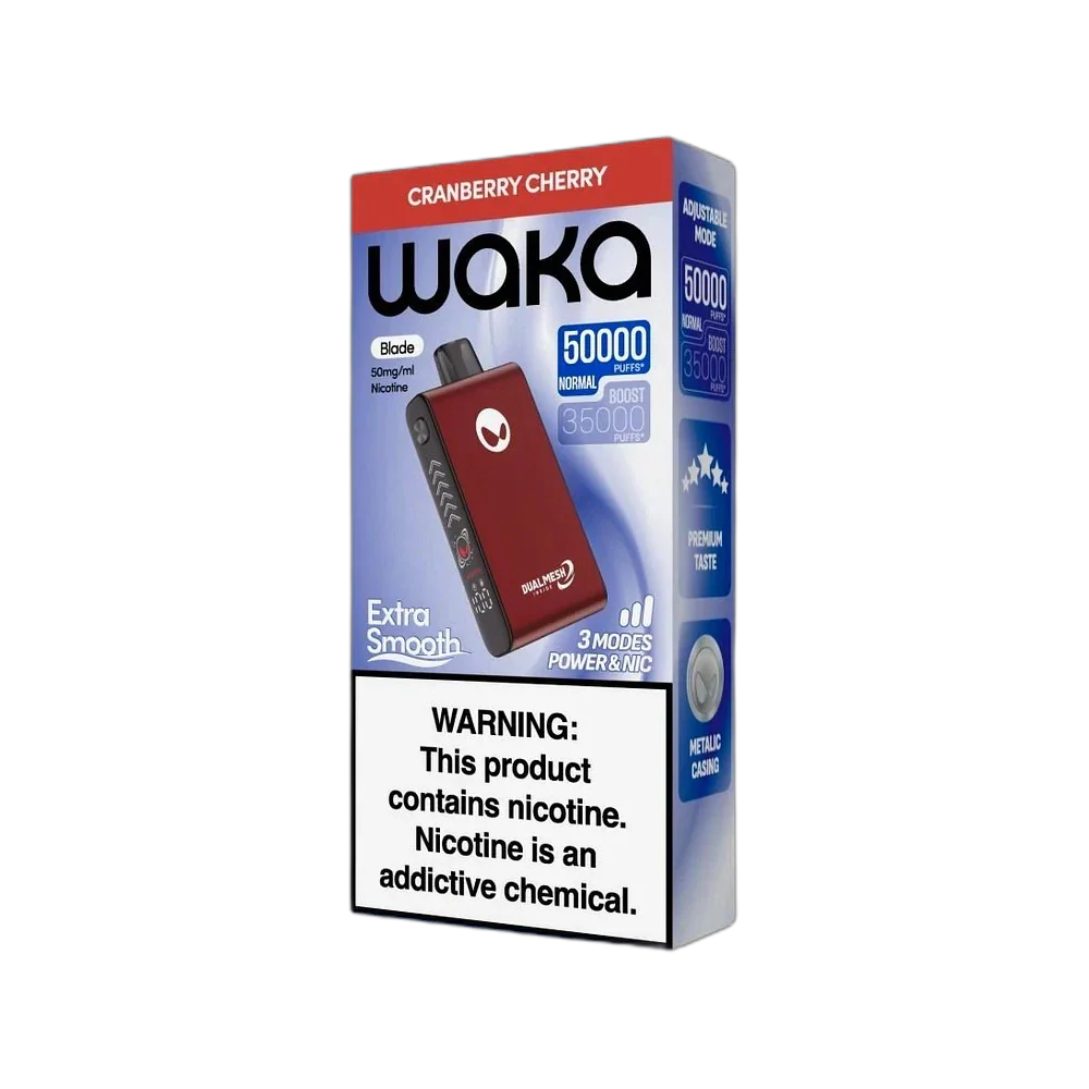 WAKA Blade 50000 Puffs Tri-Mesh Blade & Stealth Mode flavors UAE | Emirates Vapor Dubai