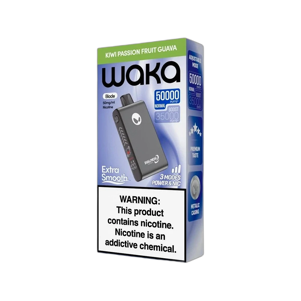Waka Blade 50000 Puffs Tri-Mesh Blade & Stealth Mode Uae — AED 55 | Emirates Vapor