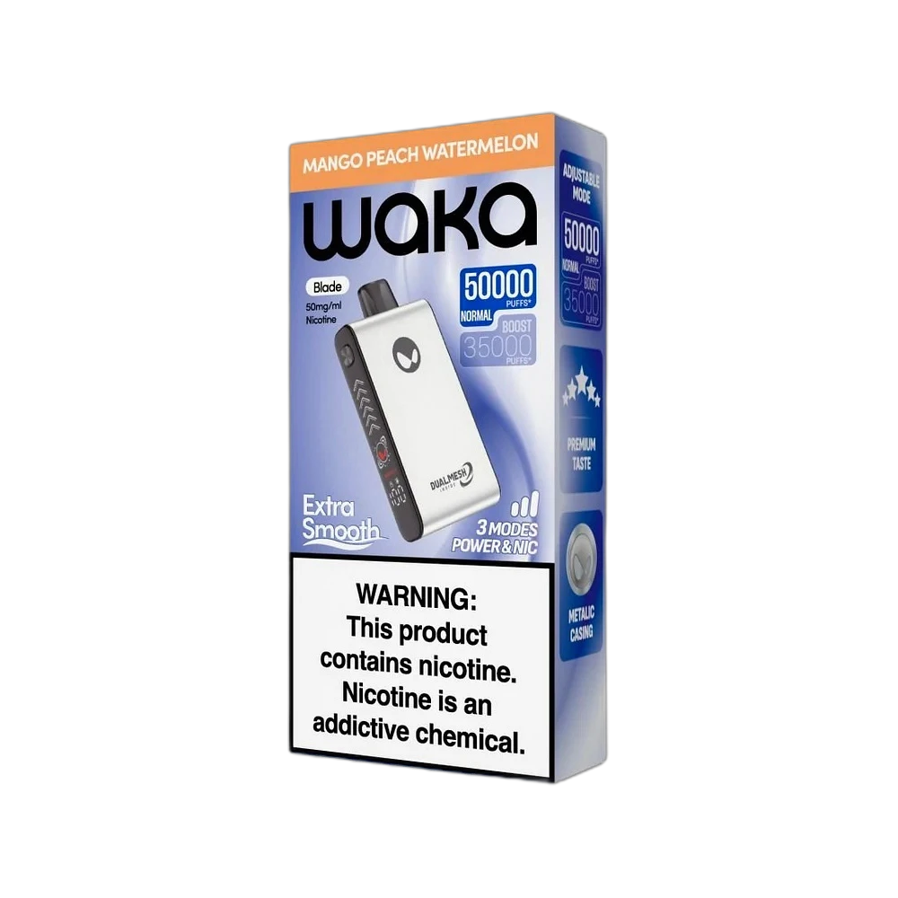WAKA Blade 50000 Puffs Tri-Mesh Blade & Stealth Mode flavors UAE | Emirates Vapor Dubai