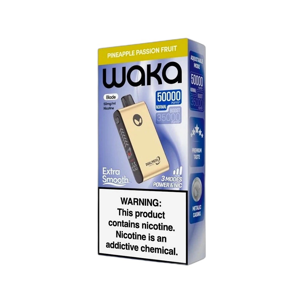 WAKA Blade 50000 Puffs Tri-Mesh Blade & Stealth Mode UAE — Buy Dubai | Emirates Vapor