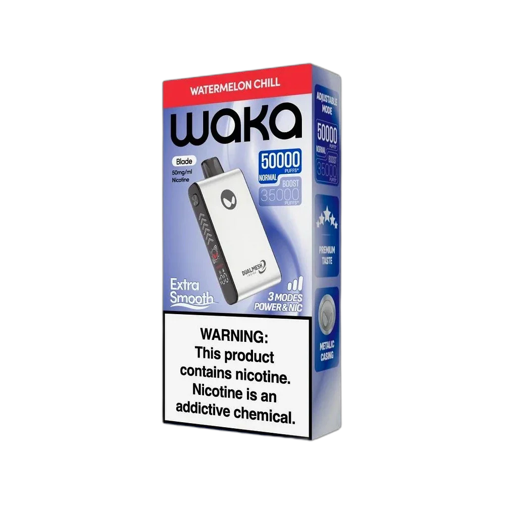 WAKA Blade 50000 Puffs Tri-Mesh Blade & Stealth Mode UAE — Buy Dubai | Emirates Vapor