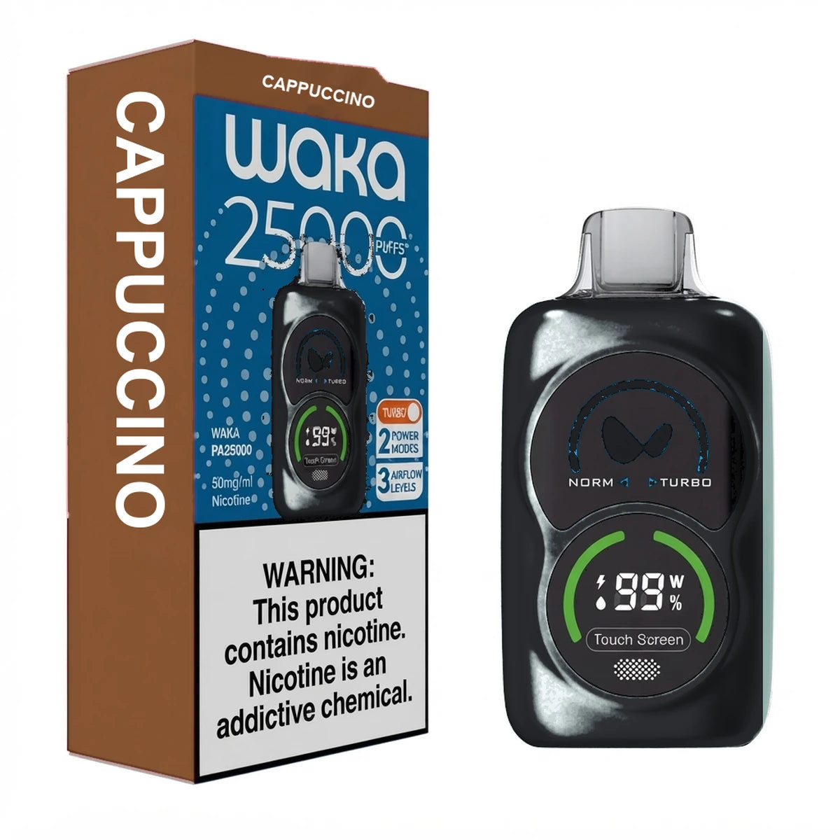 Waka PA25000 Puffs Cappuccino Disposable Vape UAE
