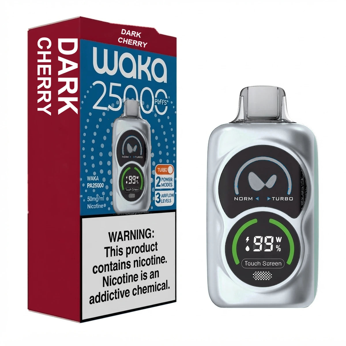 Waka PA25000 Puffs Dark Cherry Disposable Vape UAE