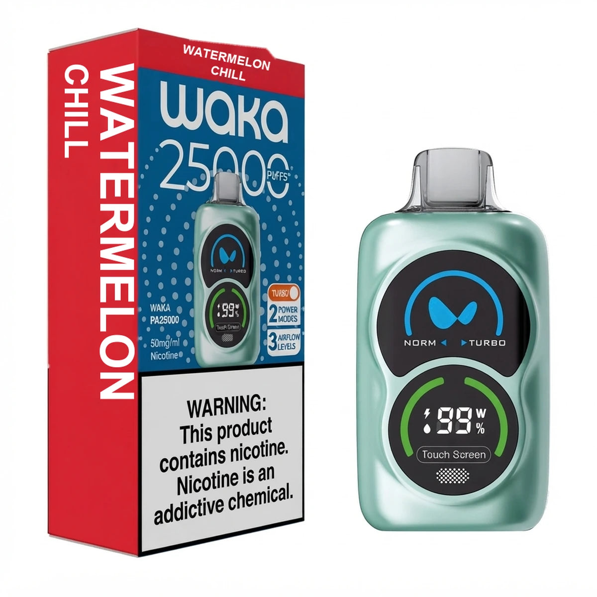 Waka PA25000 Puffs Watermelon Chill Disposable Vape UAE
