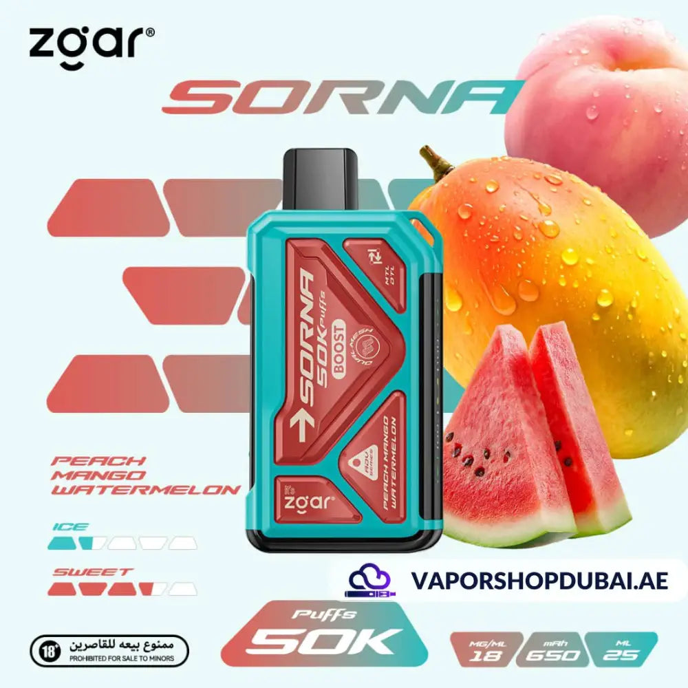 ZGAR Sorna 50000 Puffs | Best Vape in Dubai , UAE